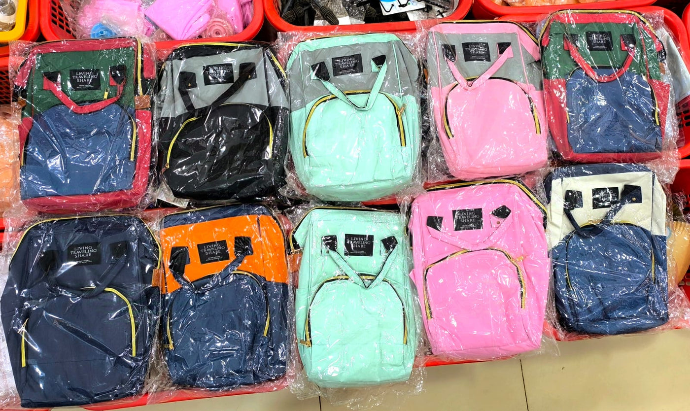 Large Capacity Mummy Diaper Bag Backpack | Multi-Function Baby Care Travel Nursing Bag