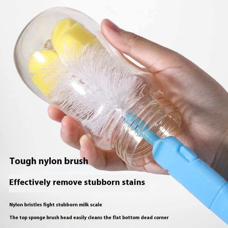 ROYAL 6-PIECE BABY BOTTLE CLEANING BRUSH SET – COMPLETE BOTTLE & NIPPLE CLEANING KIT
