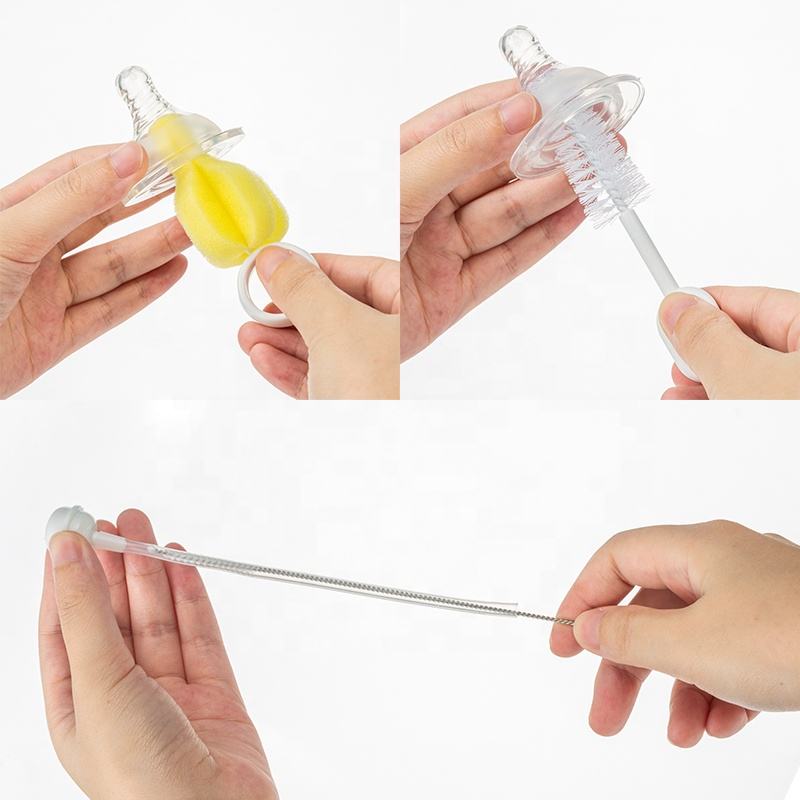 ROYAL 6-PIECE BABY BOTTLE CLEANING BRUSH SET – COMPLETE BOTTLE & NIPPLE CLEANING KIT