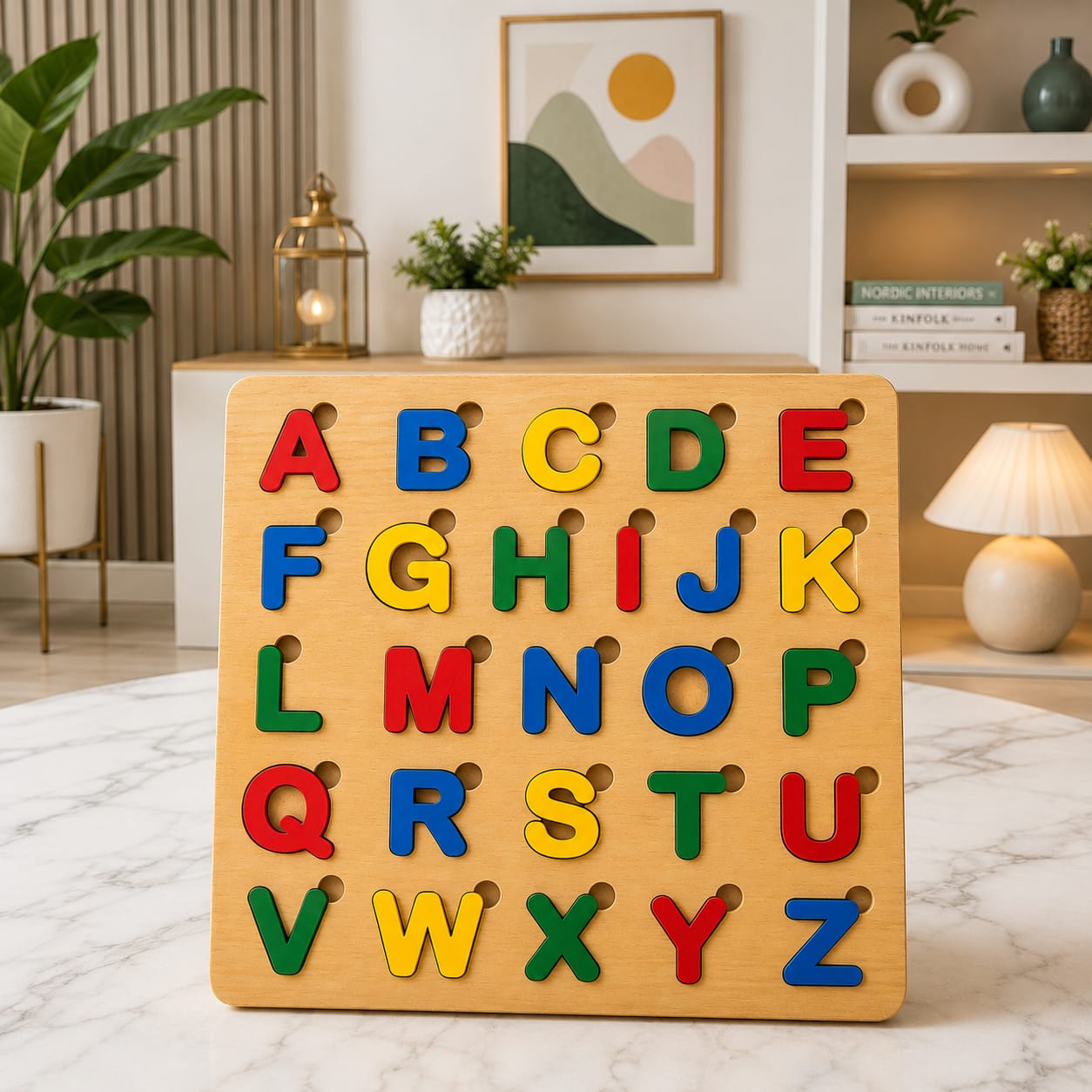 Wooden ABC Alphabet Puzzle for Kids | Educational Early Learning Toy