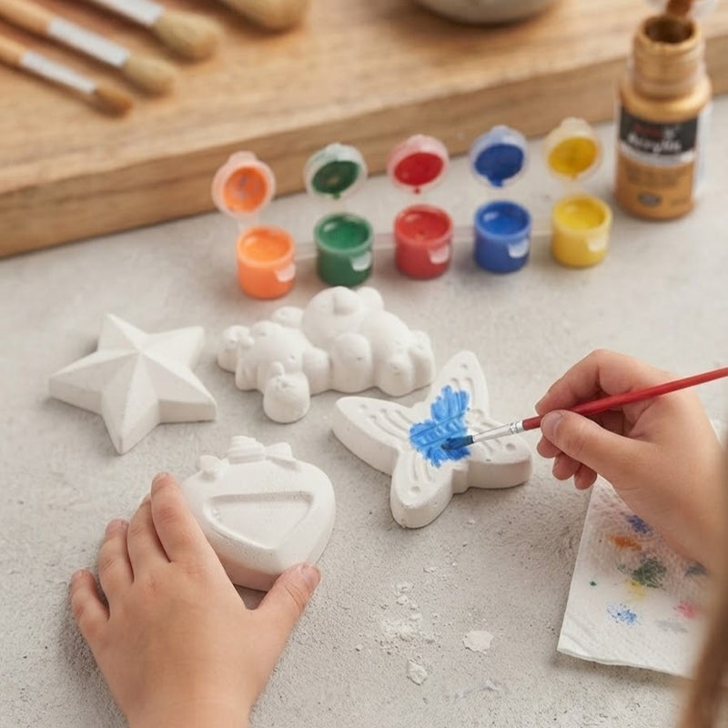 Kids Paint & Plaster Craft Kit – Creative DIY Painting Activity Set