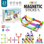 Magnetic Sticks Building Blocks Set for Kids | STEM Educational Construction Toy