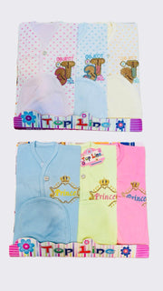 Newborn Cotton Bodysuits Set (3-Pack) | Royal Print Baby Onesies