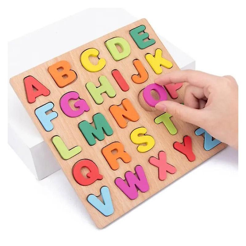 Wooden ABC Alphabet Puzzle for Kids | Educational Early Learning Toy