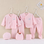 Newborn 7-Piece Combed Cotton Suit Set | All-Season Baby Clothing Gift Box