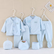 Newborn 7-Piece Combed Cotton Suit Set | All-Season Baby Clothing Gift Box