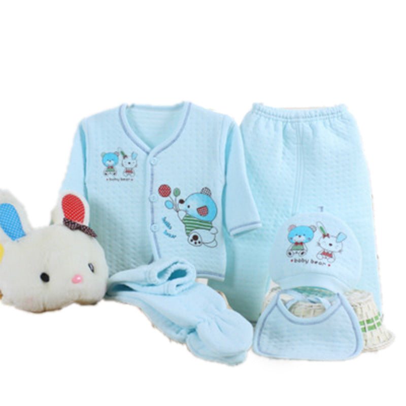 Cotton Baby Underwear Set with Penguin Yellow Design 0-3 months